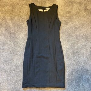 H&M Gray Sleeveless Work Dress